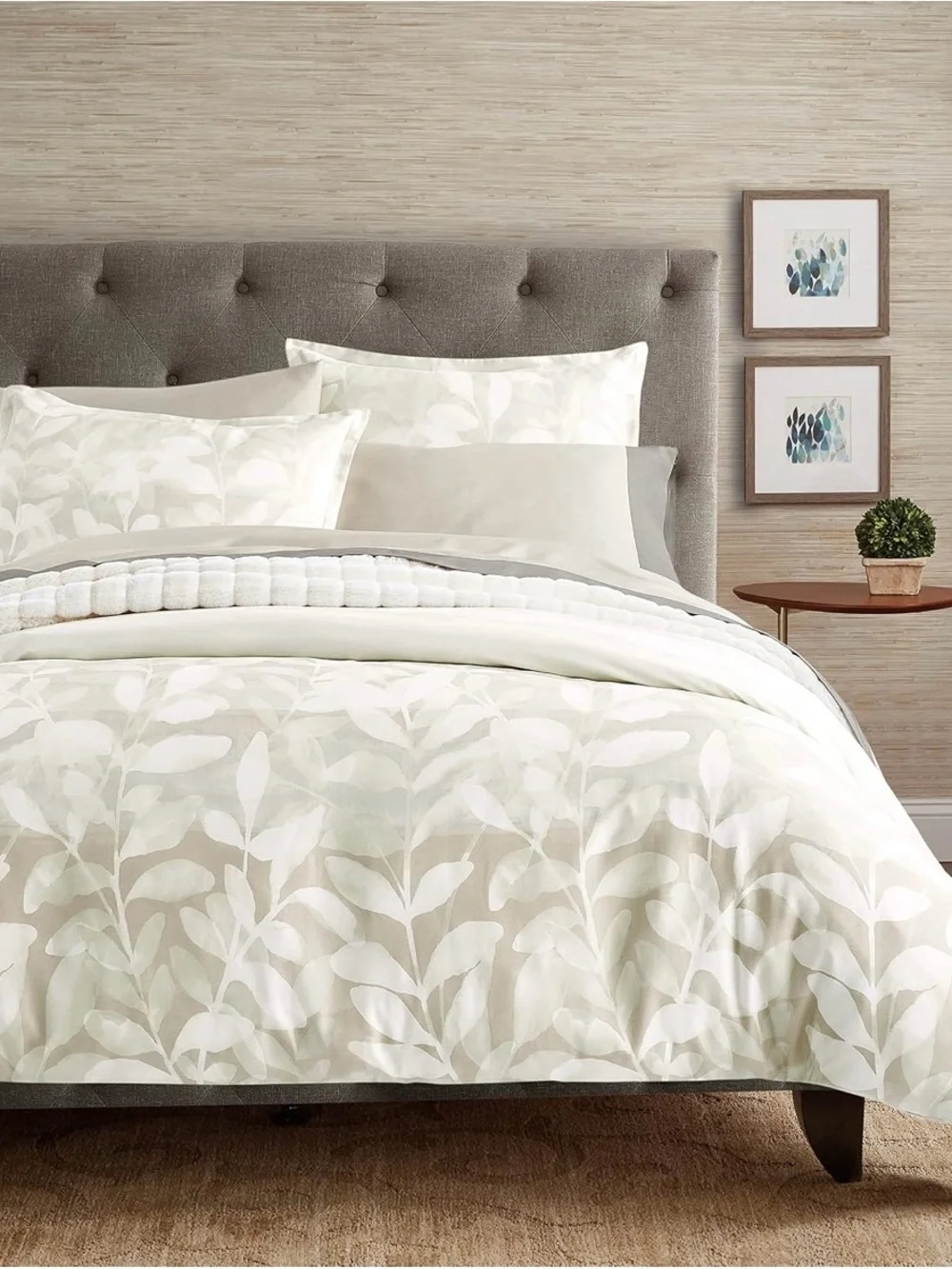 Scott Living 100% Cotton King Duvet cover set-1 Duvet Cover 2 pillow Shams